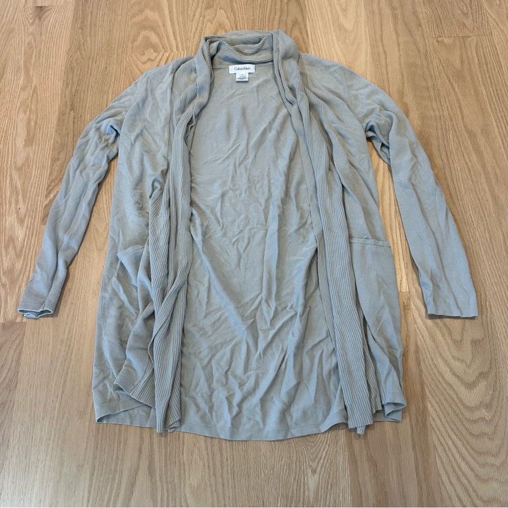Vintage Small Pale Green Calvin Klein Cardigan